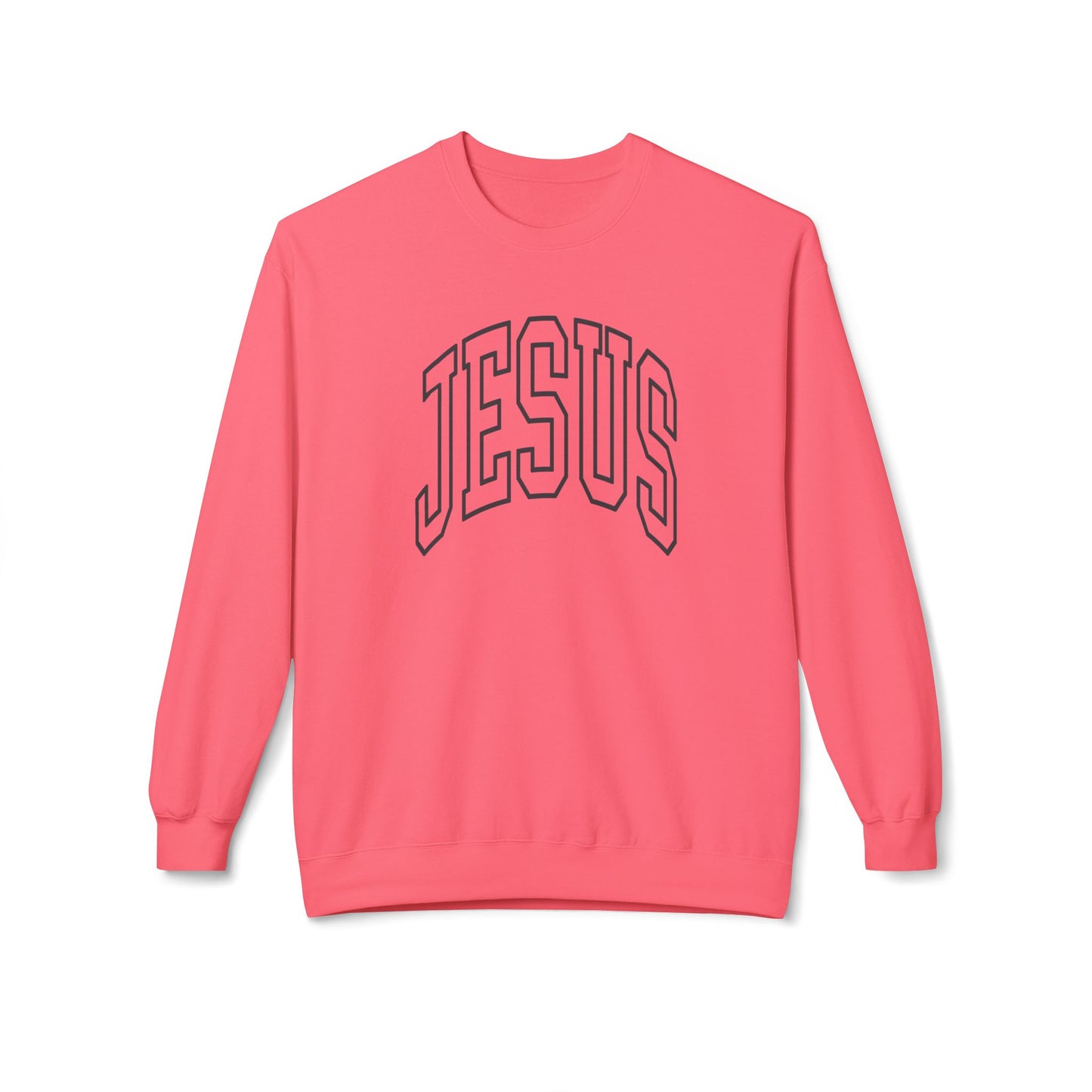 Jesus Arch Logo Sweatshirt — Christian Crewneck Pullover