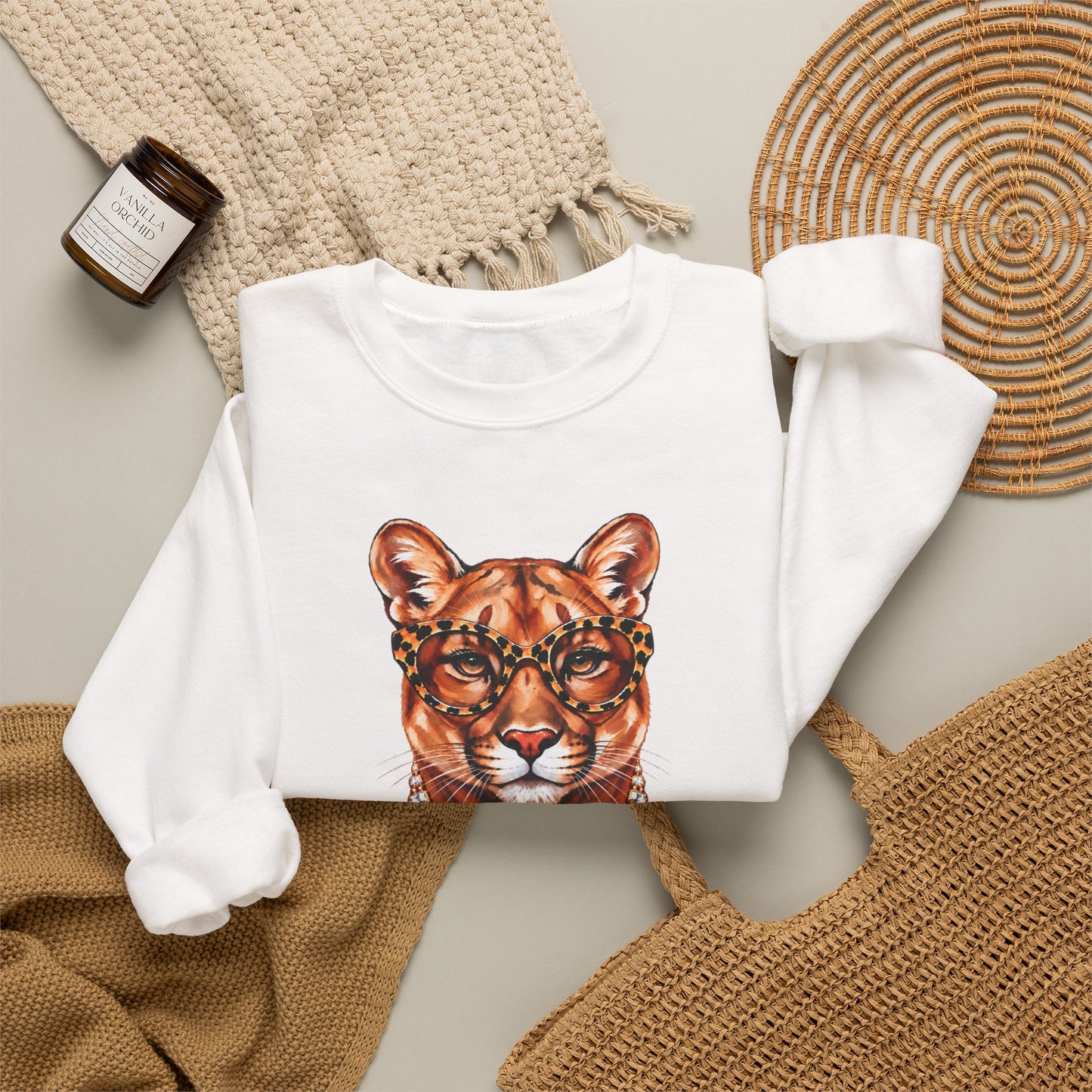 GILDAN - Classy Lil Kickoff Cougar Graphic Sweatshirt