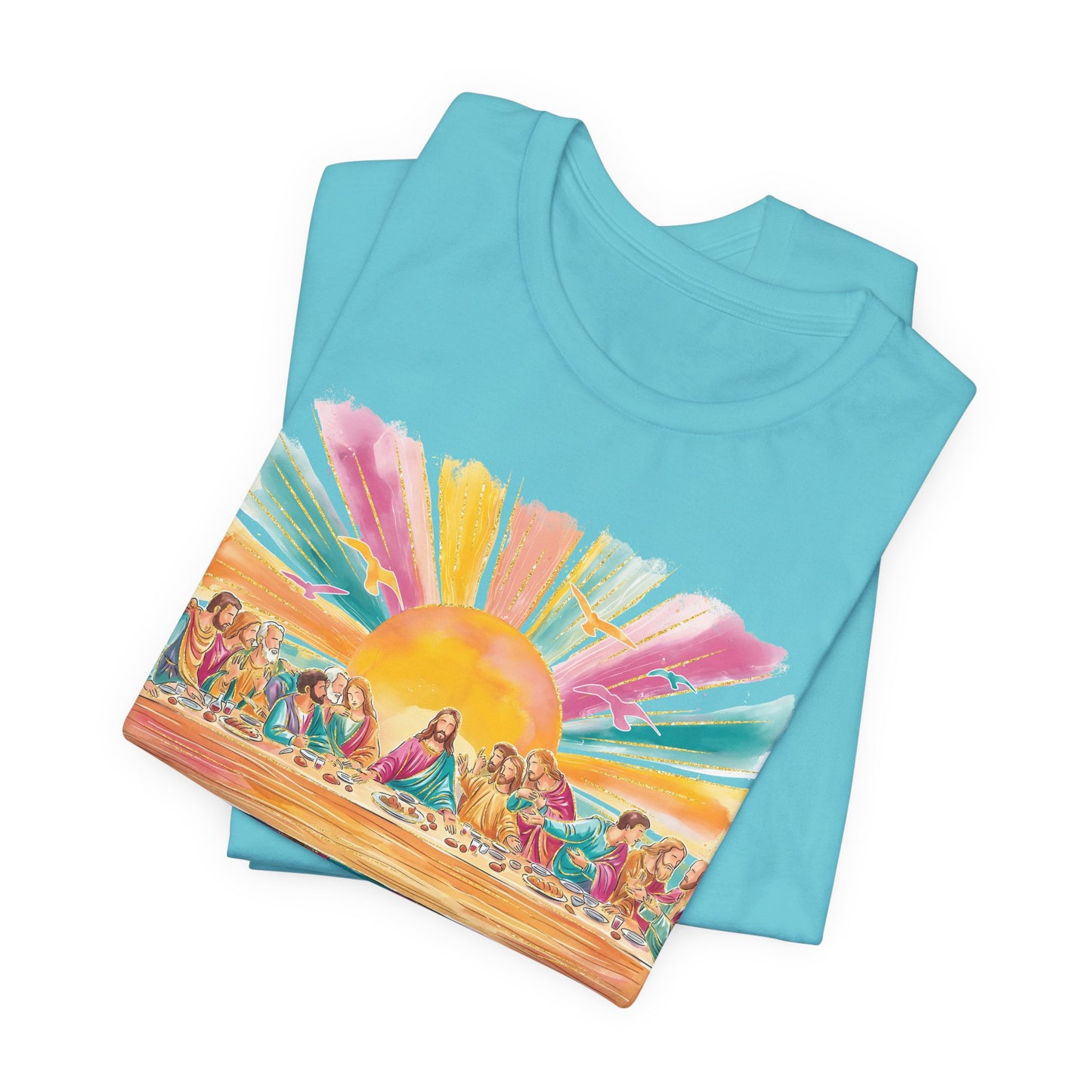 BELLA CANVAS - The Last Supper Tee — "You can sit with us" Christian Graphic T-Shirt
