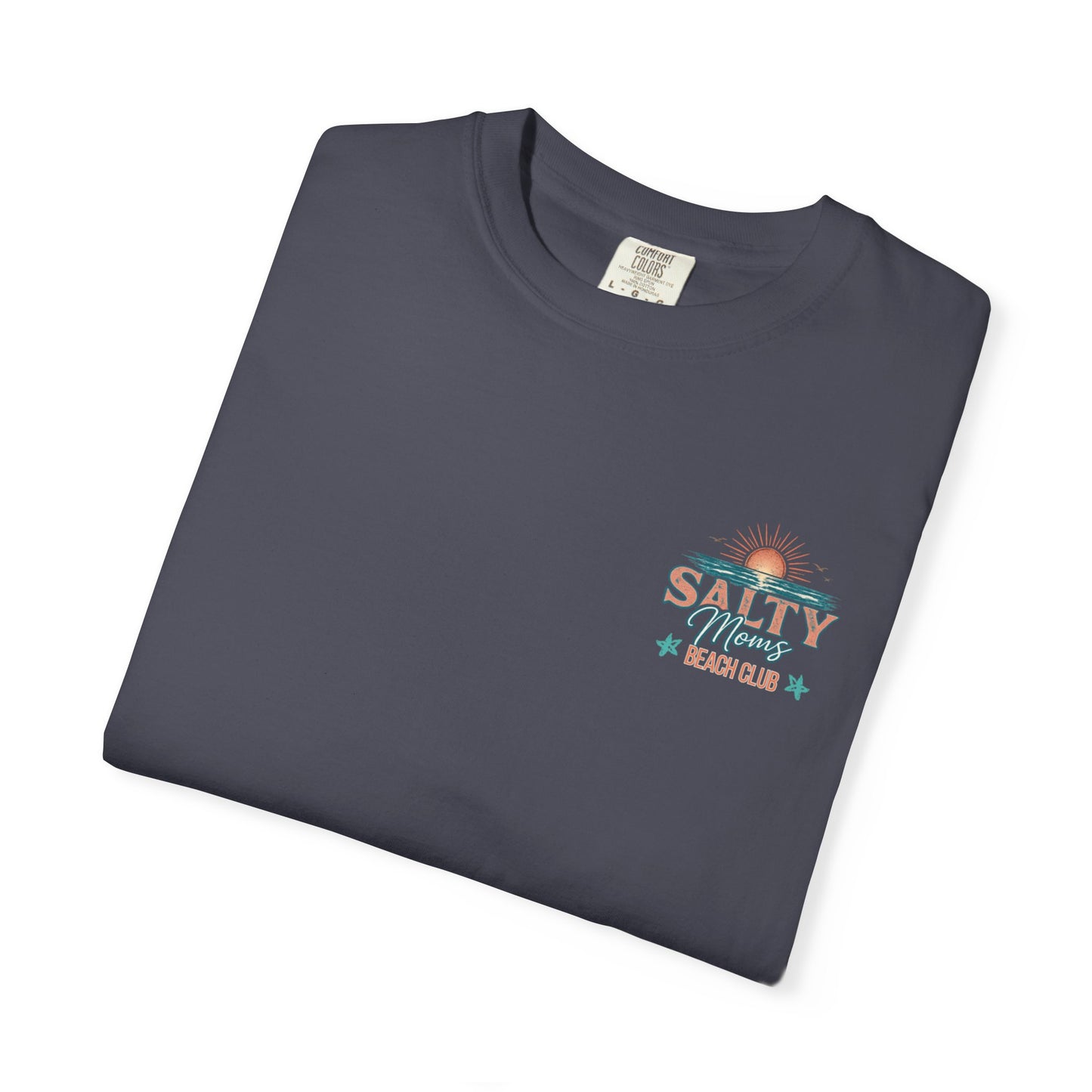 COMFORT COLORS - Salty Vibes Beach Club T-Shirt — 'Salty Memory' Coastal Graphic Tee