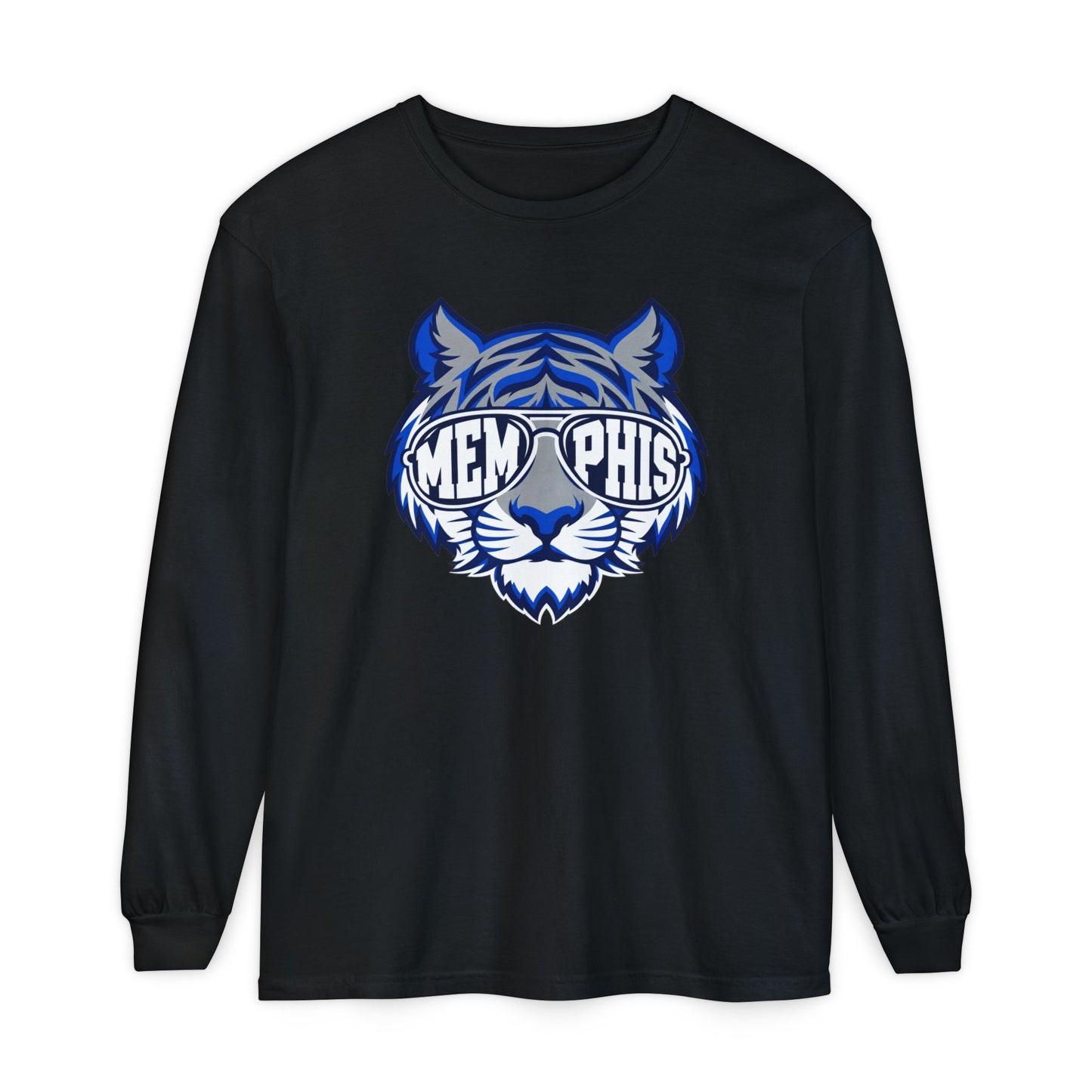 COMFORT COLORS - Memphis Tiger Sunglasses Long Sleeve Tee