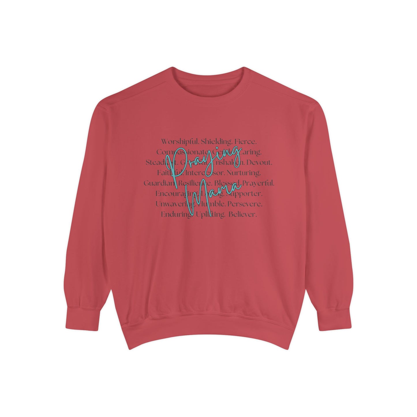 COMFORT COLORS - Peace Script Sweatshirt — Inspirational 'Peace' Typography Crewneck
