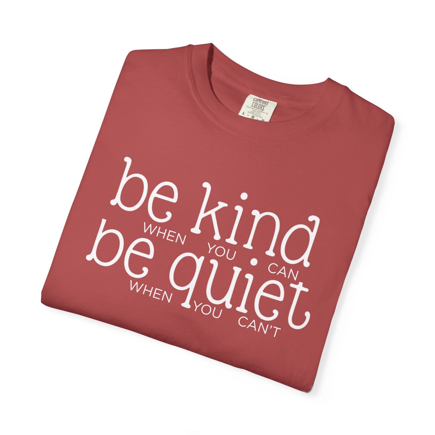COMFORT COLORS - Garment-Dyed T-Shirt — Soft Vintage White Crew Tee