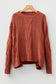 Redwood Burl Chunky Fit Slouchy Textured Knit Sweater
