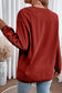 Strawberry Pink Ribbed Corduroy Oversized Sweatshirt