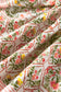 Green Geometric Floral Print Striped Patchwork Detail Sleeveless Dress（Runs Small ）