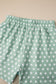 Brown Polka Dot Print Short Set