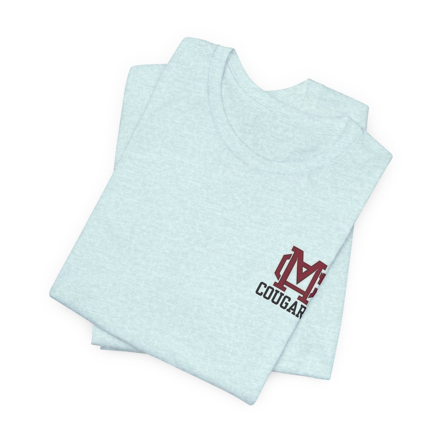BELLA CANVAS - Cougars Vintage Mascot Tee — Retro Cougar Graphic Short Sleeve Shirt