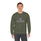 GET DOWN IN THE GOSPEL ADULT SWEATSHIRT GRAY CAMO CROSS