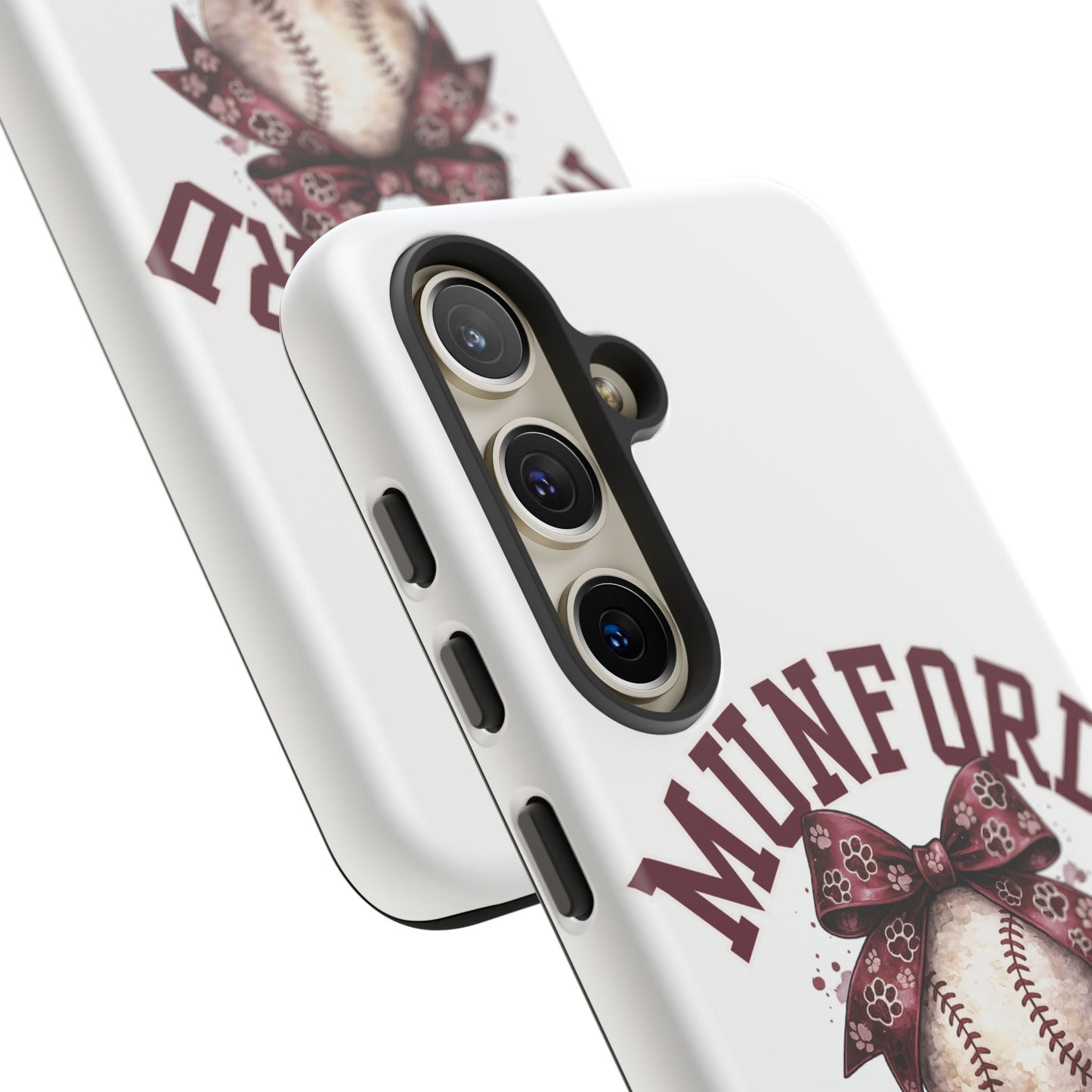 *** NEED TO PERSONALIZE THIS ? - DO NOT PURCHASE THIS ITEM - EMAIL ME @REFININGFAITHCOMPANY@GMAIL.COM - Munford Cougars Baseball Phone Case - Tough Cases Sports Team Phone Cover