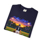 *** SPECIAL REQUESTS - MORGAN JETT - COMFORT COLORS - Baseball Player Sunset T-Shirt — "Go Jack" Personalized Team Tee