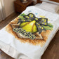 Softball 'Chicks' Velveteen Plush Blanket – Cute Softball Bow Design