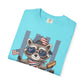 COMFORT COLORS - Patriotic Raccoon America T-Shirt