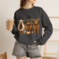 GILDAN -Halloween Dogs Crewneck Sweatshirt — Cute Witch, Ghost & Pumpkin Puppy Design