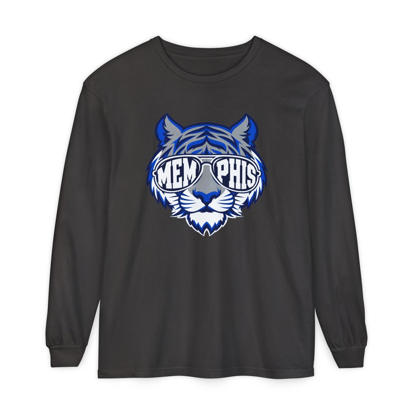 COMFORT COLORS - Memphis Tiger Sunglasses Long Sleeve Tee