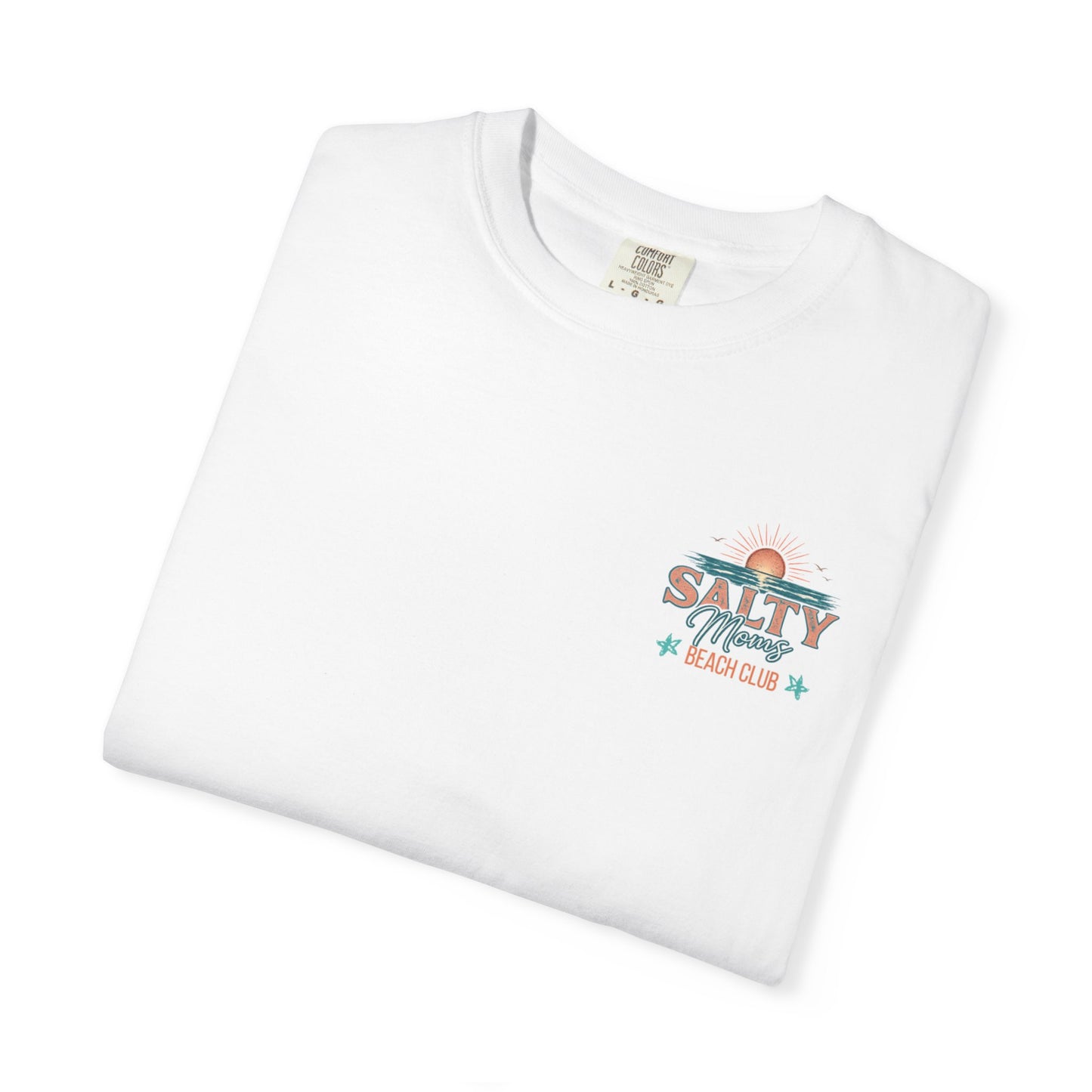 COMFORT COLORS - Salty Vibes Beach Club T-Shirt — 'Salty Memory' Coastal Graphic Tee