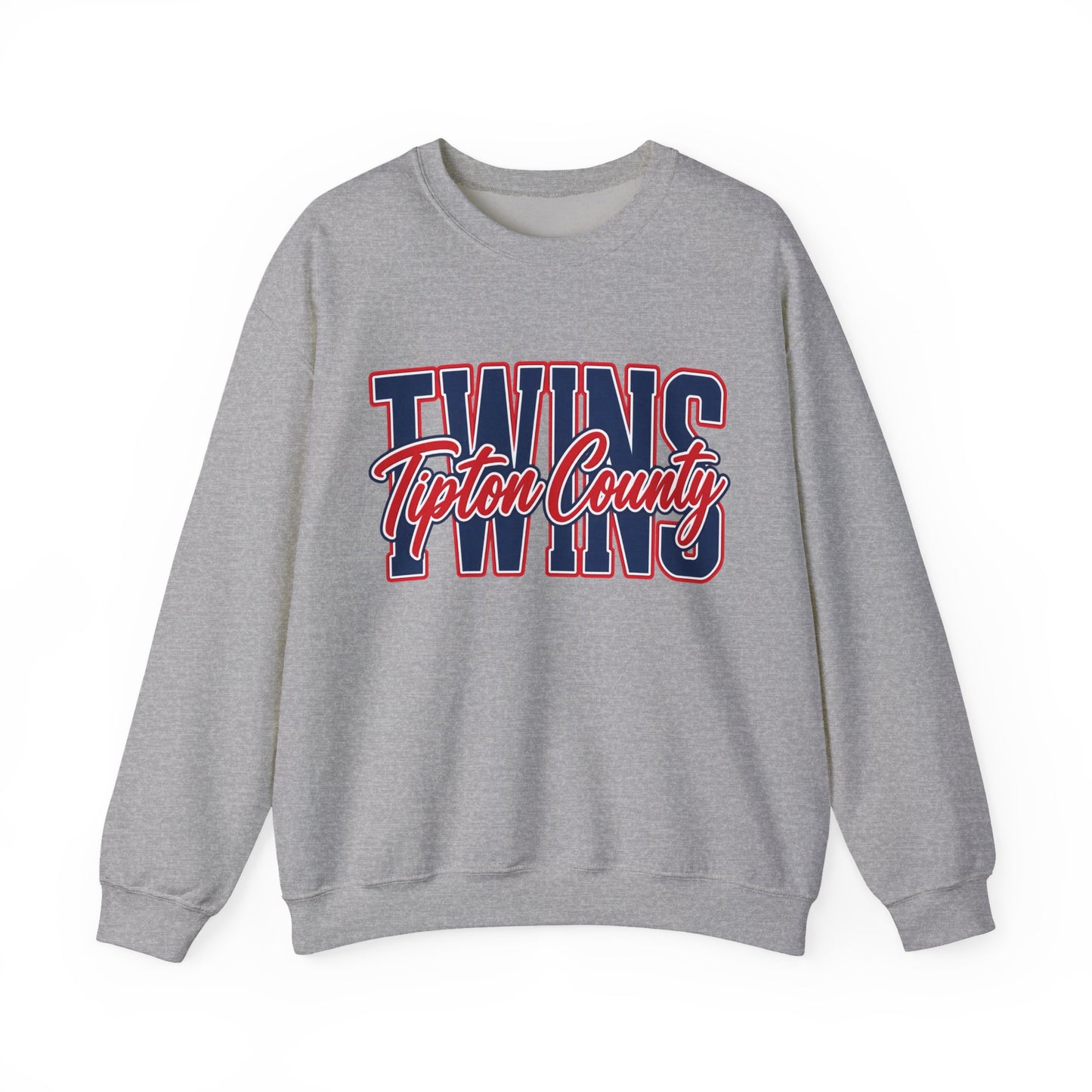 GILDAN - Crewneck Sweatshirt - Tipton County Twins Retro Logo