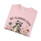 COMFORT COLOR - Raccoon Floral Tee — "My Flabbers Have Been Gasted" Graphic T-Shirt