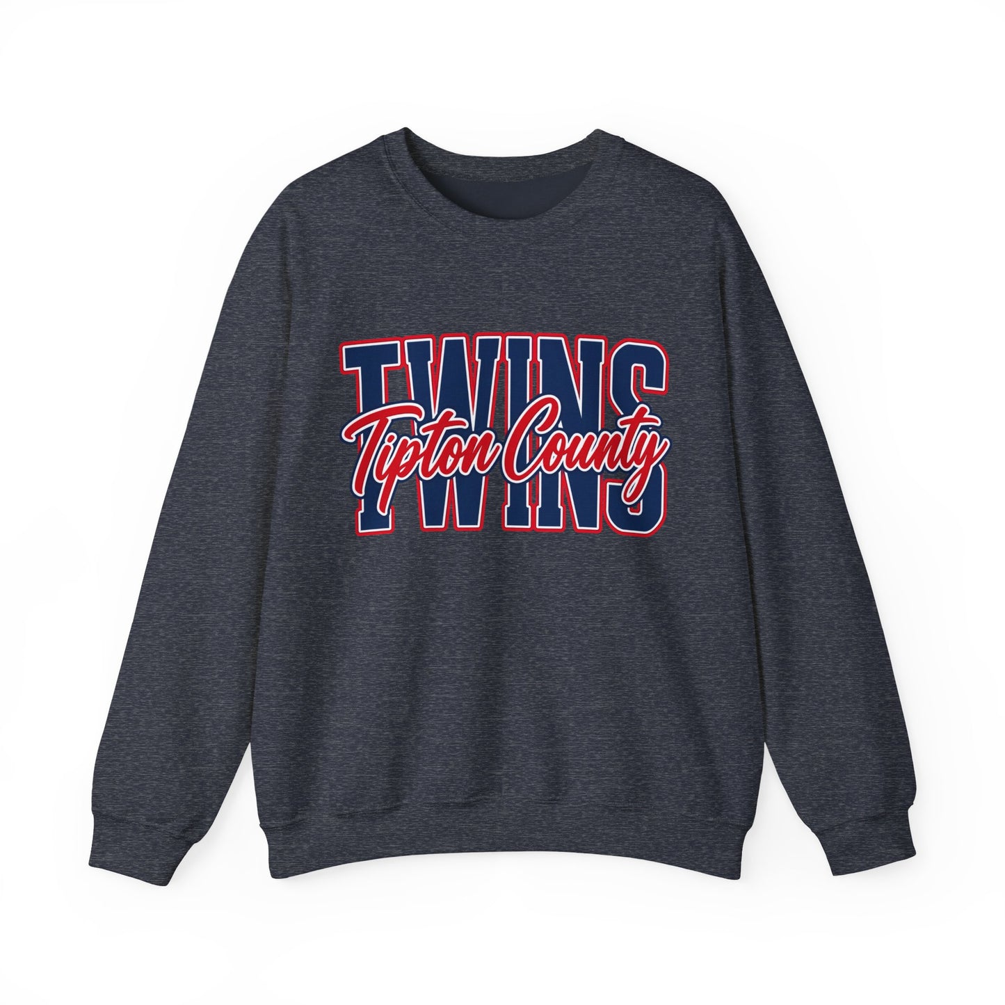 GILDAN - Crewneck Sweatshirt - Tipton County Twins Retro Logo