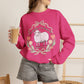 GILDAN - HE LEFT THE 99 WITH RIBBON FRAME ADULT SWEATSHIRT - FRONT AND BACK PRINT