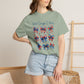 COMFORT COLORS God Says I Am Patriotic Ribbon T-Shirt