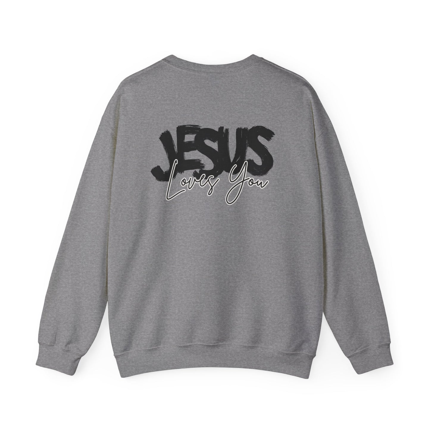 JESUS LOVES YOU NEUTRAL ADULT SWEATSHIRT