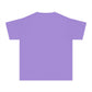 COMFORT COLORS - Easter Floral Bunny Youth Tee — 'Because He Lives'