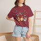 COMFORT COLORS - Patriotic Chickens T-Shirt — 4th of July Farm Animal Graphic Tee