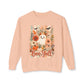 COMFORT COLORS - Boo Y'all Halloween Sweatshirt — Cute Ghost & Pumpkin Fall Crewneck