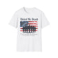 GILDAN - United We Stand T-Shirt — Patriotic American Flag Military Tribute Tee