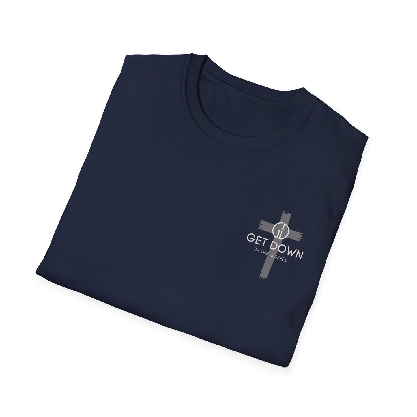 Christian T-Shirt — “He Must Increase, I Must Decrease” Cross Graphic