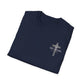Christian T-Shirt — “He Must Increase, I Must Decrease” Cross Graphic