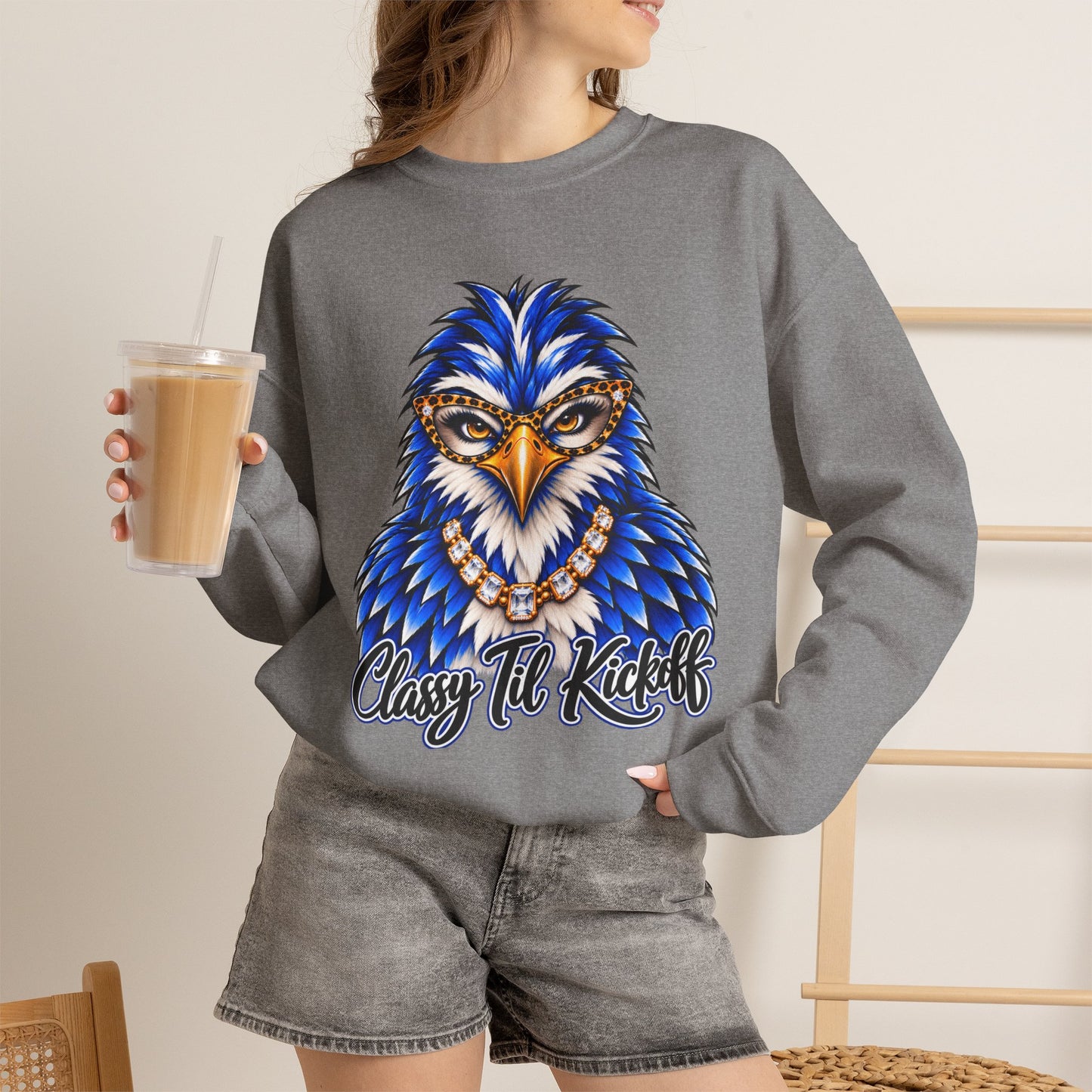 GILDAN - Classy ’Til Kickoff Owl Sweatshirt
