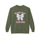 World’s Best Teacher Crewneck Sweatshirt — Bow & Pencil Teacher Gift