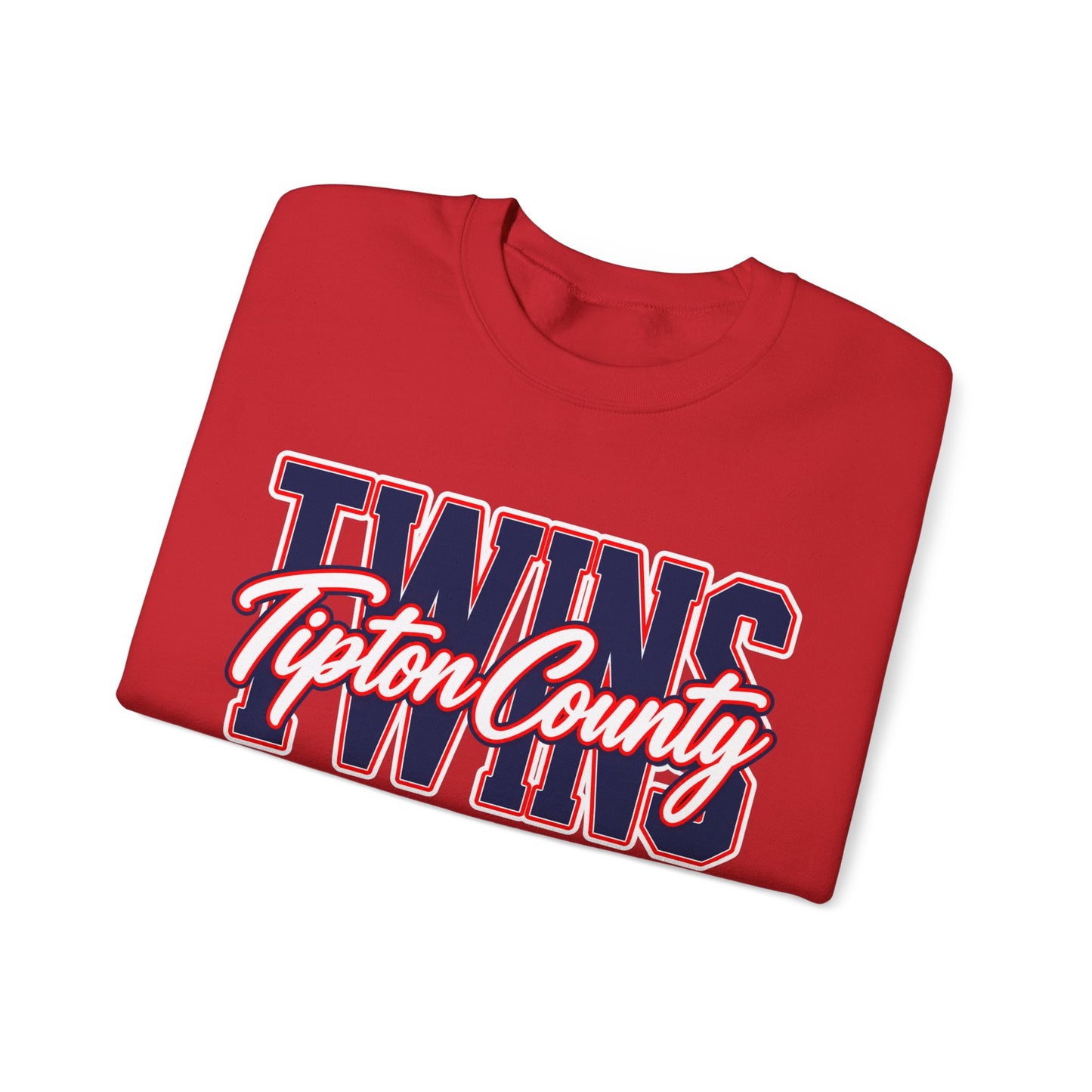 GILDAN - Crewneck Sweatshirt - Tipton County Twins Retro Logo