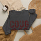 GILDAN - Cougars Paw Crewneck Sweatshirt – Vintage Distressed Cougar Paw Graphic