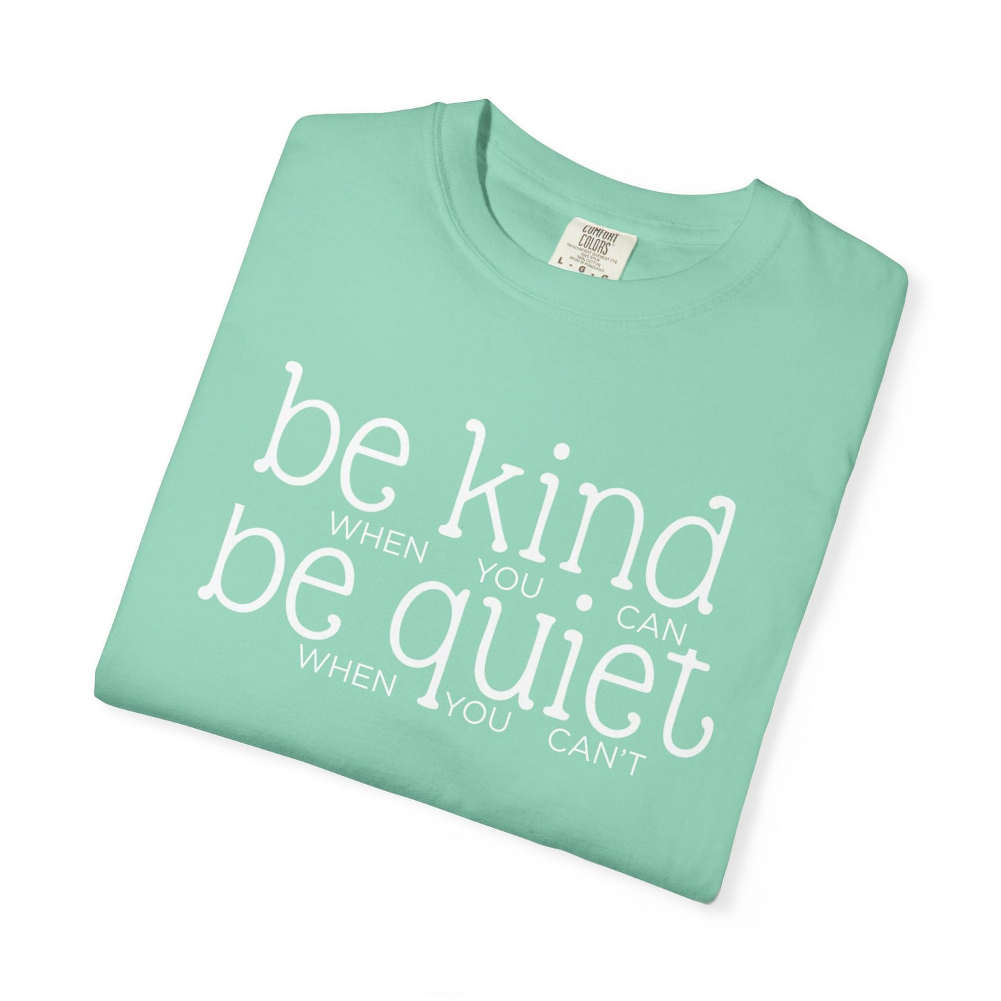 COMFORT COLORS - Garment-Dyed T-Shirt — Soft Vintage White Crew Tee