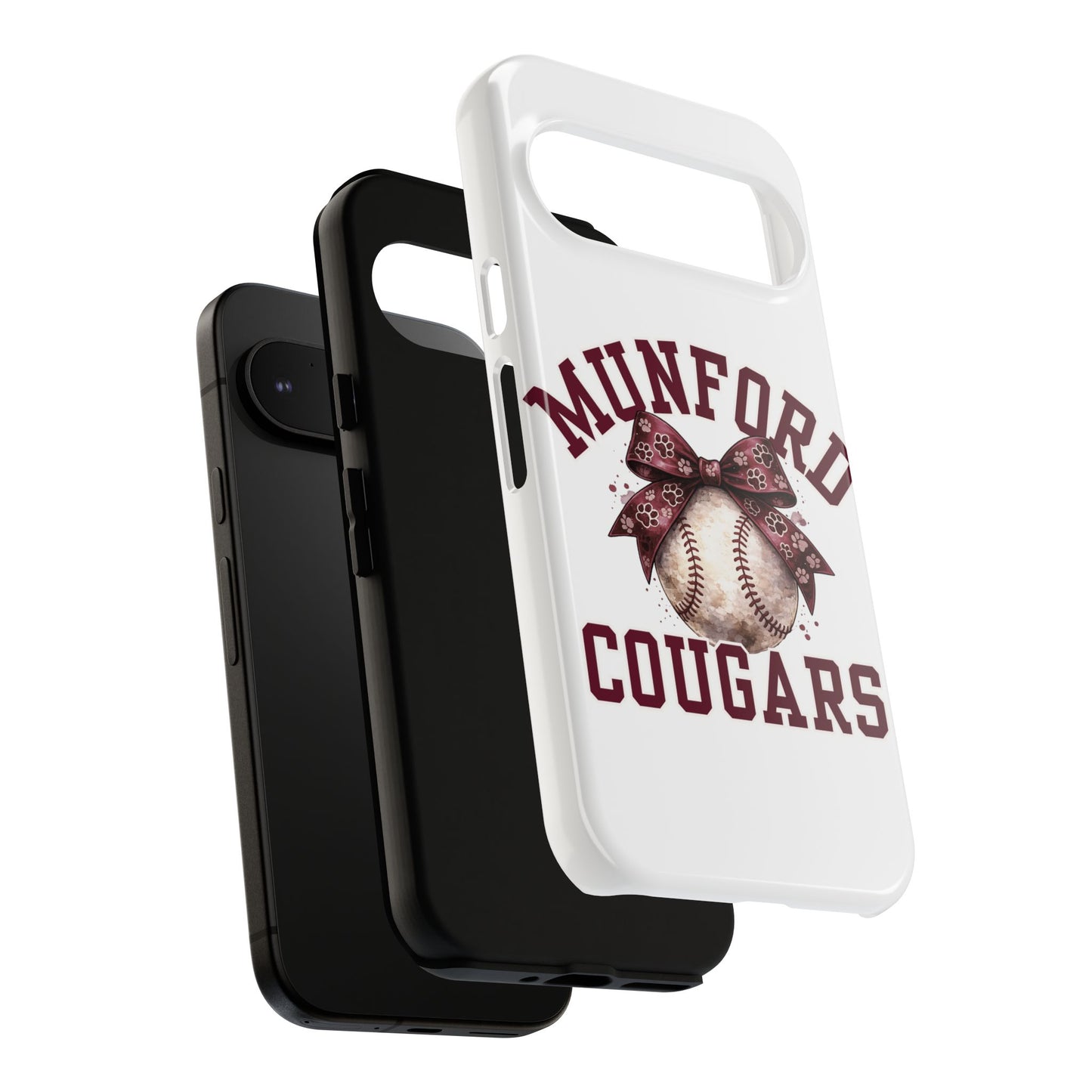 *** NEED TO PERSONALIZE THIS ? - DO NOT PURCHASE THIS ITEM - EMAIL ME @REFININGFAITHCOMPANY@GMAIL.COM - Munford Cougars Baseball Phone Case - Tough Cases Sports Team Phone Cover