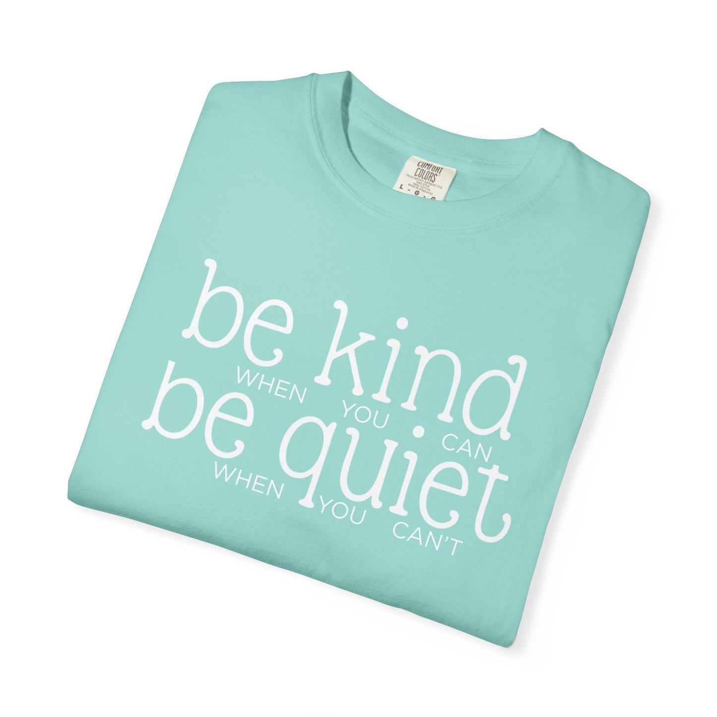 COMFORT COLORS - Garment-Dyed T-Shirt — Soft Vintage White Crew Tee