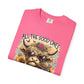 COMFORT COLORS - Cow Graphic T-Shirt — "All the Good Ones Are a Little Crazy" Floral Sunflower Design