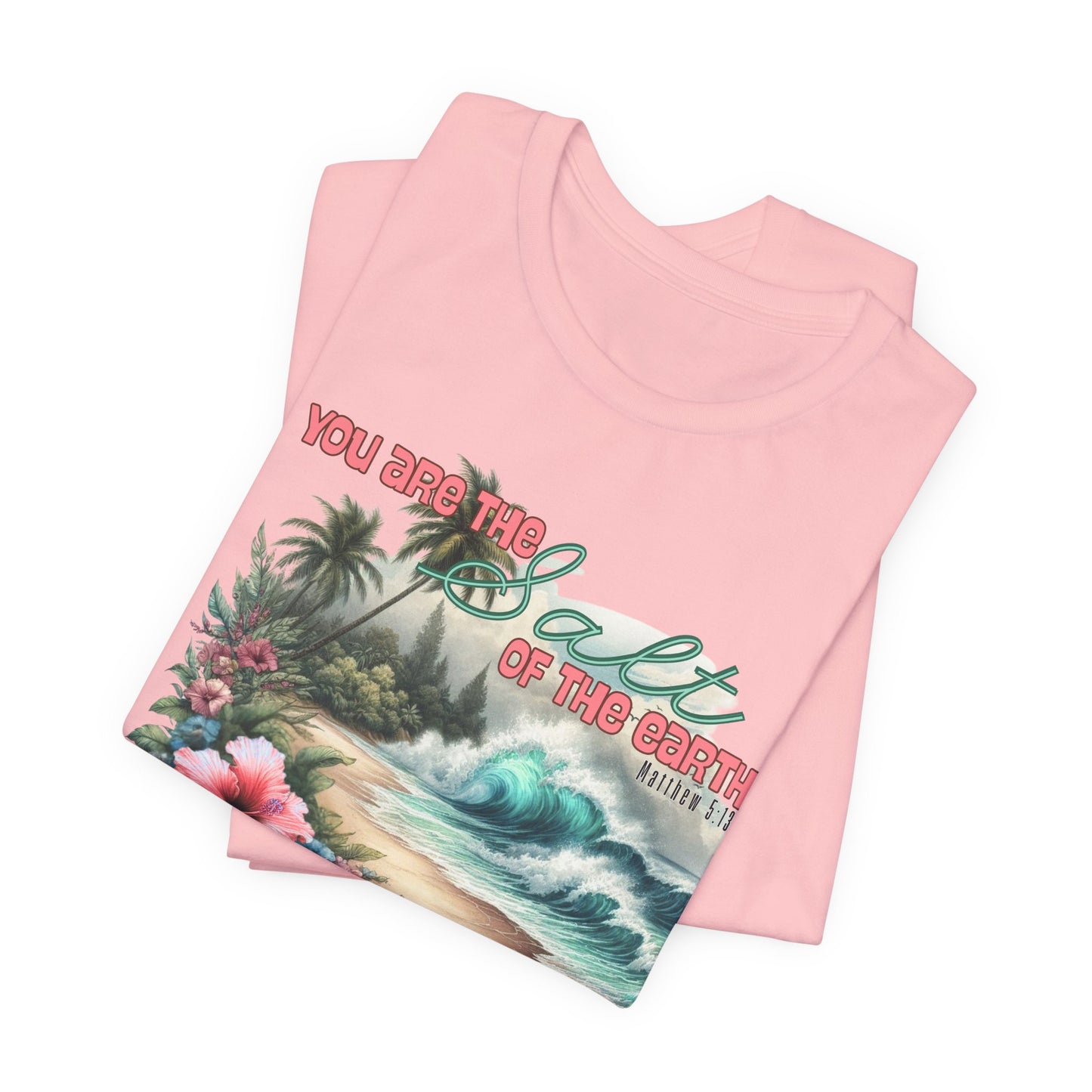 Beach T-Shirt — “You Are the Salt of the Earth” Vintage Tropical Graphic Tee