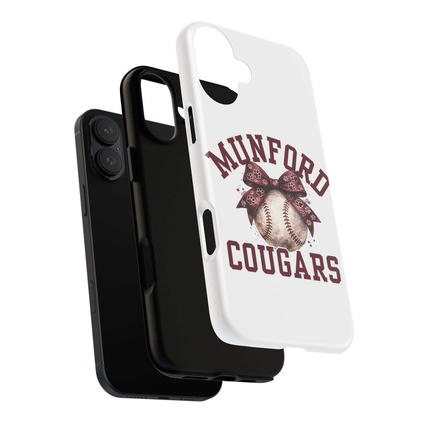 *** NEED TO PERSONALIZE THIS ? - DO NOT PURCHASE THIS ITEM - EMAIL ME @REFININGFAITHCOMPANY@GMAIL.COM - Munford Cougars Baseball Phone Case - Tough Cases Sports Team Phone Cover