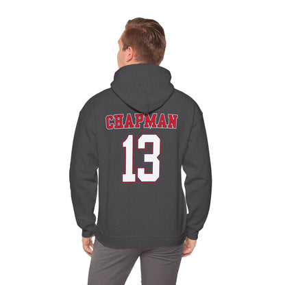 Twins Baseball Hoodie — Tipton County Team Logo & Custom Number (Chapman 13)