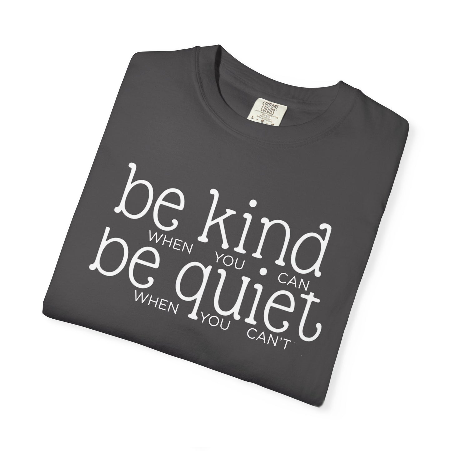 COMFORT COLORS - Garment-Dyed T-Shirt — Soft Vintage White Crew Tee