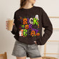 GILDAN - Halloween "Trick or Treat" Crewneck Sweatshirt - Cute Spooky Candy Graphic