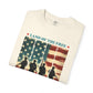 COMFORT COLORS - Veteran Tribute T-Shirt — "Land of the Free Because of the Brave" Patriotic Tee
