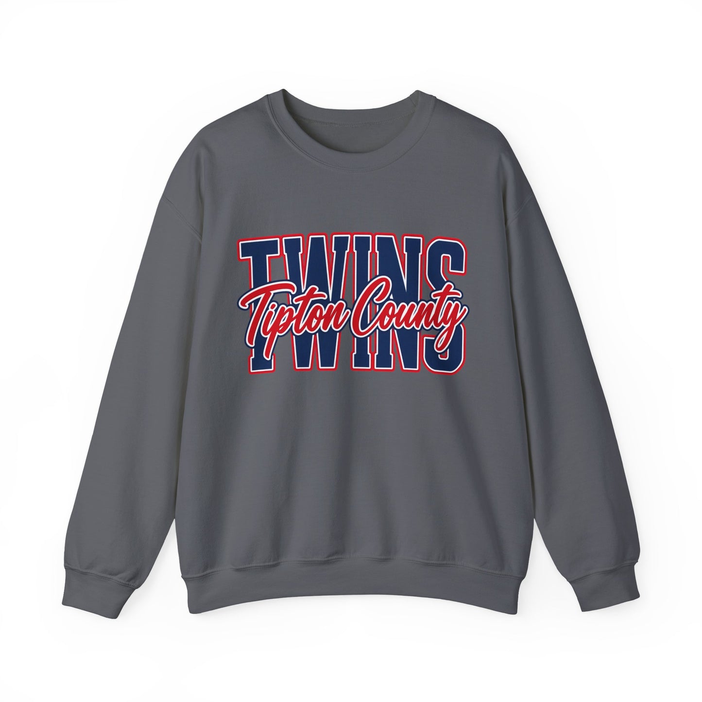 GILDAN - Crewneck Sweatshirt - Tipton County Twins Retro Logo