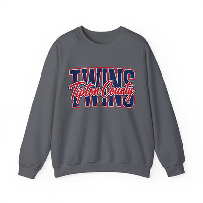 GILDAN - Crewneck Sweatshirt - Tipton County Twins Retro Logo