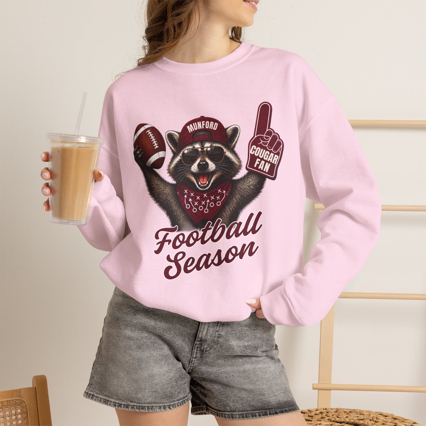 GILDAN - COUGARS - Unisex Heavy Blend™ Crewneck Sweatshirt