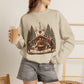 GILDAN - Nativity Scene Crewneck Sweatshirt - "Come Let Us Adore Him" Christmas Pullover